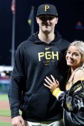 Olivia Dunne at Chicago Cubs vs Pittsburgh Pirates Game in Pittsburgh 05-11-2024