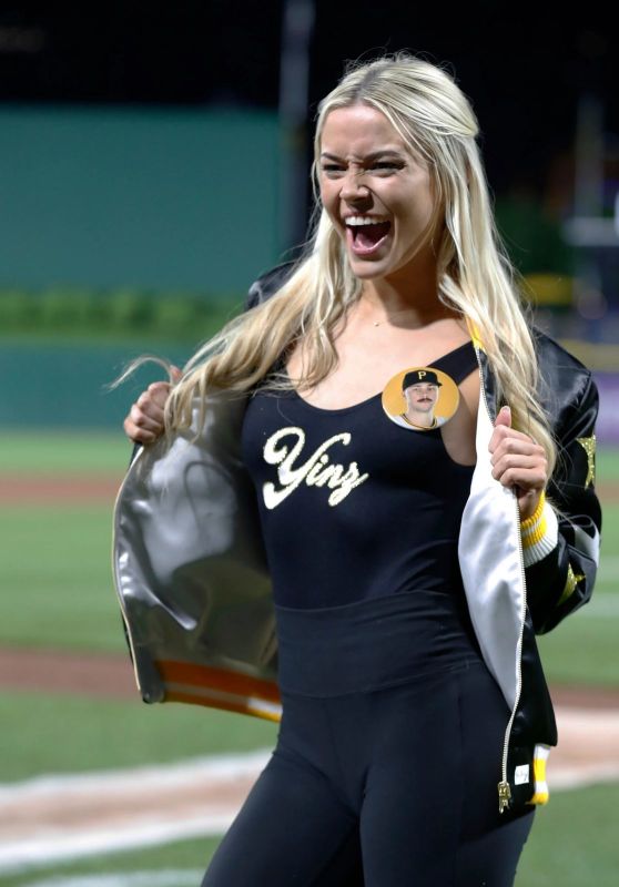 Olivia Dunne at Chicago Cubs vs Pittsburgh Pirates Game in Pittsburgh 05-11-2024