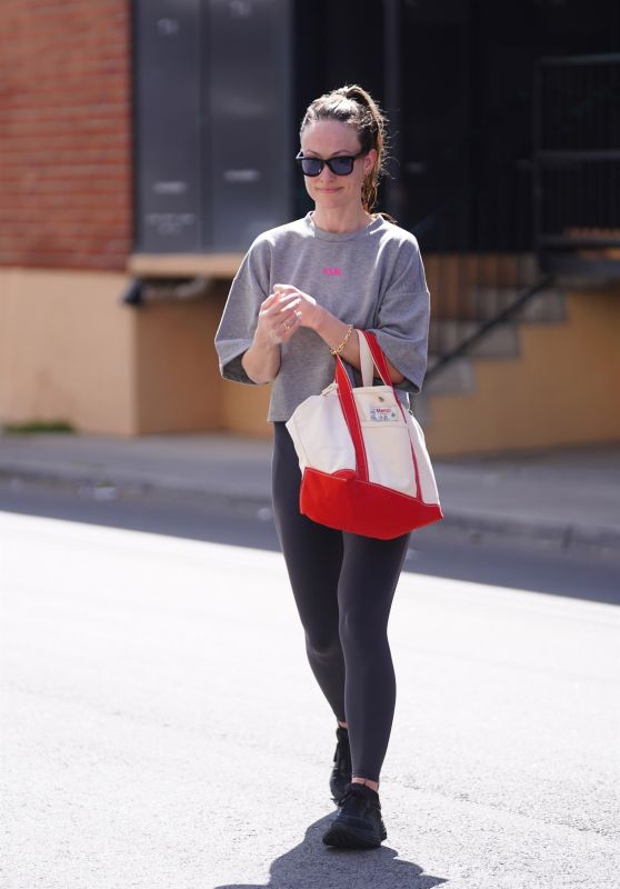 Olivia Wilde Leaving the gym in Studio City 04-30-2024