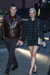 Pixie Geldof Arriving for the Gucci Cruise 2025 Fashion Show in London 05-13-2024