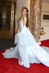 Rachel Zegler Stuns in Icy Blue Dior Gown at 2024 Met Gala