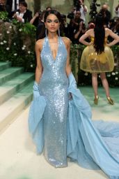 Rachel Zegler Stuns in Icy Blue Dior Gown at 2024 Met Gala