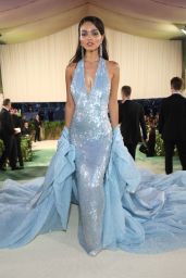 Rachel Zegler Stuns in Icy Blue Dior Gown at 2024 Met Gala