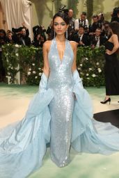 Rachel Zegler Stuns in Icy Blue Dior Gown at 2024 Met Gala