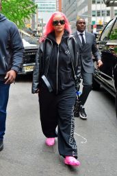 Rihanna Stuns with Vibrant Pink Hair Transformation Ahead of Met Gala