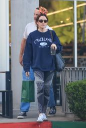 Riley Keough Sports a "Graceland" Sweatshirt - Los Angeles 05-09-2024