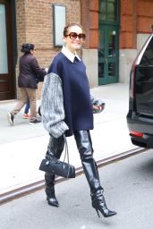 Rita Ora Exits Her Hotel in New York 05-03-2024