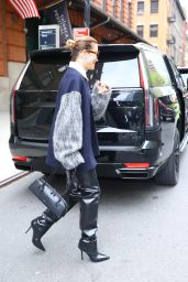 Rita Ora Exits Her Hotel in New York 05-03-2024