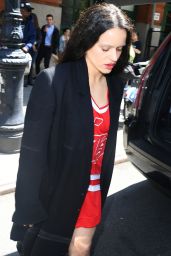 Rosalia in Sporty Chic Ensemble Out in New York 05-01-2024