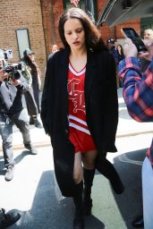 Rosalia in Sporty Chic Ensemble Out in New York 05-01-2024