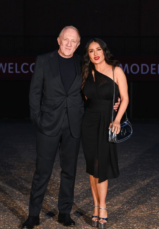 Salma Hayek at Gucci Cruise 2025 Fashion Show in London