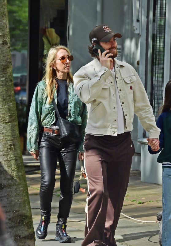 Sam Taylor-Johnson Out With Her Husband Aaron Taylor Johnson in London