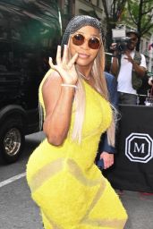 Serena Williams in a Bright Yellow Dress in New York 05-06-2024