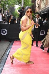 Serena Williams in a Bright Yellow Dress in New York 05-06-2024