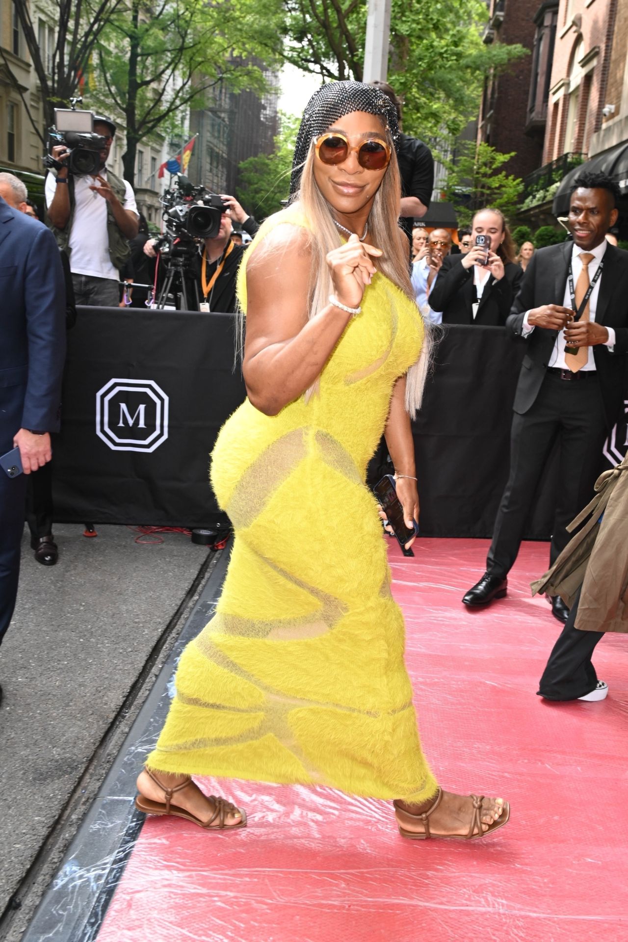 Serena Williams in a Bright Yellow Dress in New York 05-06-2024 ...