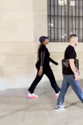 Serena Williams Jogging Through the Streets of Paris 05-23-2024