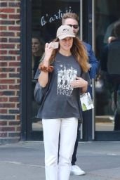 Shailene Woodley in Casual Outfit in Manhattan’s West Village 05-01-2024