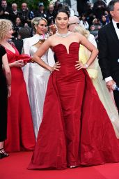Shanina Shaik at Cannes Film Festival Opening Ceremony Red Carpet 05-14-2024
