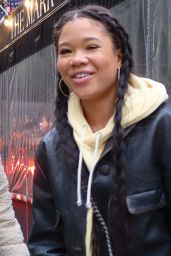 Storm Reid Strolling Through the Upper East Side of New York 05-05-2024