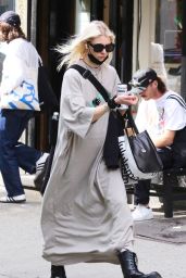 Taylor Momsen Wearing a Bed-sheet Like Onesie - Manhattan’s SoHo Area 04-30-2024