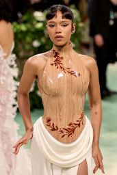 Taylor Russell Stuns at the 2024 Met Gala: A Red Carpet Vision