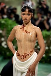 Taylor Russell Stuns at the 2024 Met Gala: A Red Carpet Vision