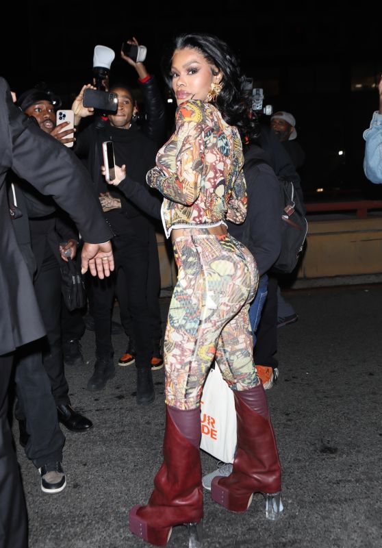 Teyana Taylor Exits a 2024 Met Gala After Party in New York 05-07-2024
