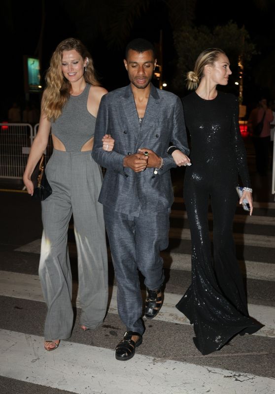 Toni Garrn and Candice Swanepoel Night Out in Cannes 05-20-2024