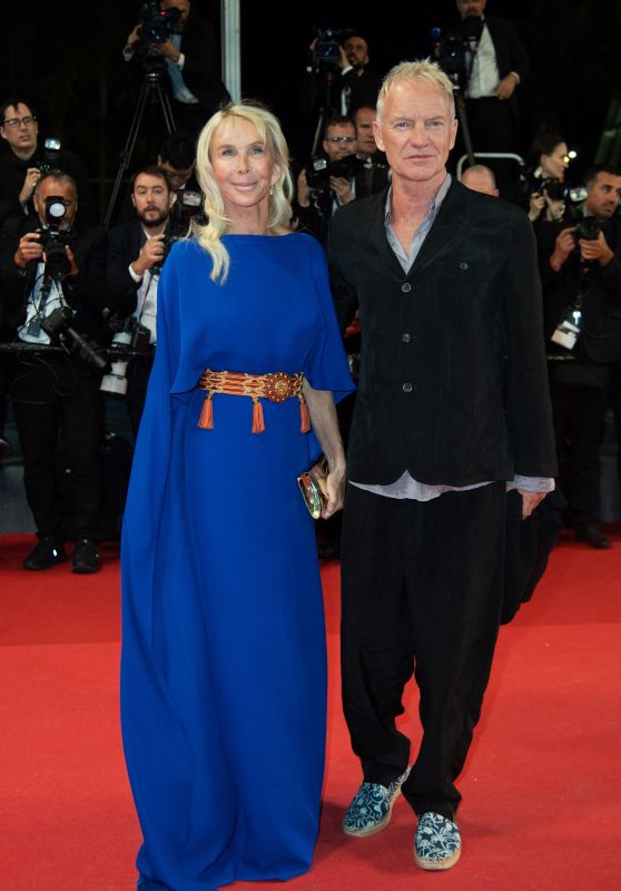Trudie Styler and Sting at “Parthenope” Premiere at Cannes Film Festival 05-21-2024