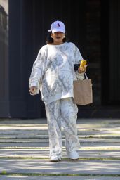 Vanessa Hudgens in Chic Maternity Look in LA 05-09-2024