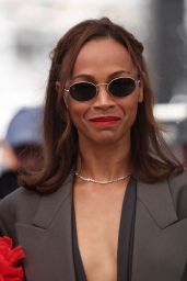 Zoe Saldana at Emilia Perez Photocall at Cannes Film Festival 05-19-2024