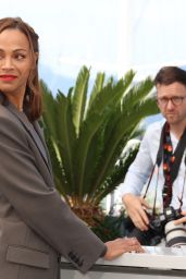 Zoe Saldana at Emilia Perez Photocall at Cannes Film Festival 05-19-2024