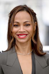 Zoe Saldana at Emilia Perez Photocall at Cannes Film Festival 05-19-2024