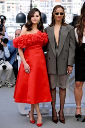 Zoe Saldana at Emilia Perez Photocall at Cannes Film Festival 05-19-2024