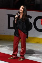 Alanis Morissette Performs the National Anthems at the 2024 Stanley Cup Finals in Sunrise