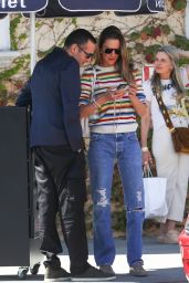 Alessandra Ambrosio and Mohammed Al Turki at Il Pastaio Restaurant in Beverly Hills 06-13-2024