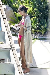 Alessandra Ambrosio at a Pool Party in Hollywood Hills 06-15-2024