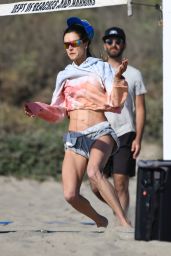 Alessandra Ambrosio on the Beach in Pacific Palisades 06-10-2024