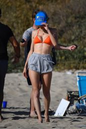 Alessandra Ambrosio on the Beach in Pacific Palisades 06-10-2024
