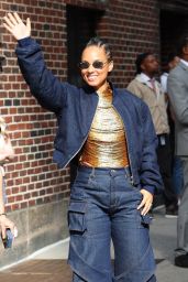 Alicia Keys at The Late Show With Stephen Colbert in New York 06-03-2024