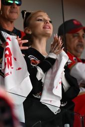 Ariana Grande at The Florida Panthers vs The Edmonton Oilers - Stanley Cup Finals in Sunrise 06-10-2024