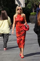 Ashley Roberts Stuns in Fiery Ensemble from River Island