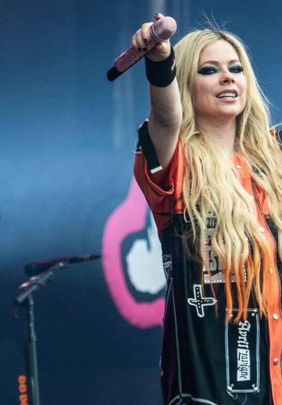 Avril Lavigne Performs at the Tinderbox Music Festival in Odense 06-27-2024