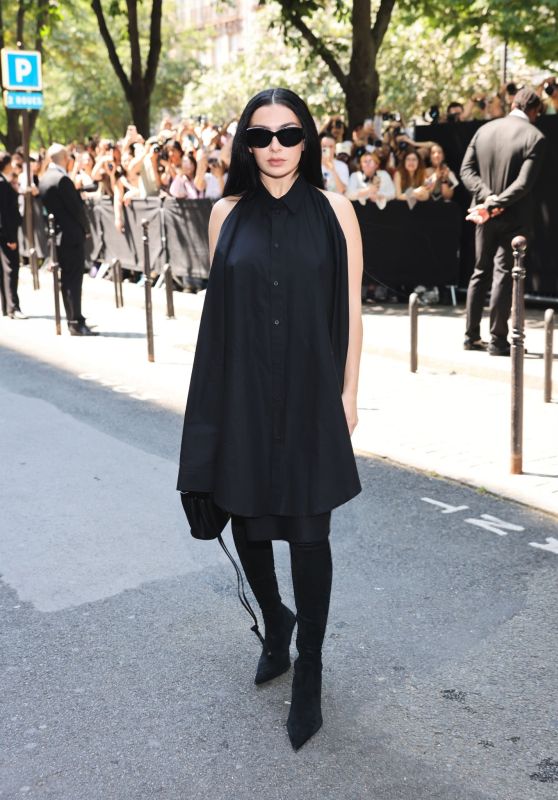 Charli XCX at the Balenciaga 53rd Couture Collection in Paris 06-26-2024