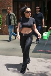 Charli XCX Departing Her Hotel in New York 06-10-2024
