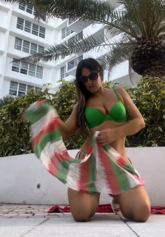 Claudia Romani in a Bikini in Miami 06-19-2024