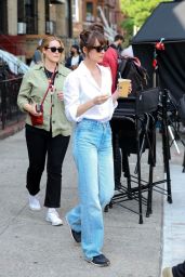 Dakota Johnson and Chris Evans at 