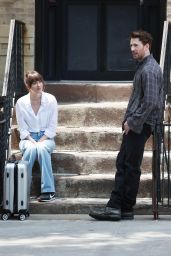 Dakota Johnson and Chris Evans at 