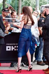 Dakota Johnson in Blue at "Daddio" Premiere in New York City 06-10-2024