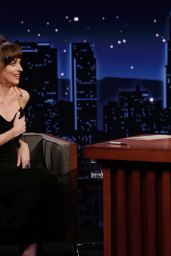 Dakota Johnson Shines on Jimmy Kimmel Live in Bottega Veneta